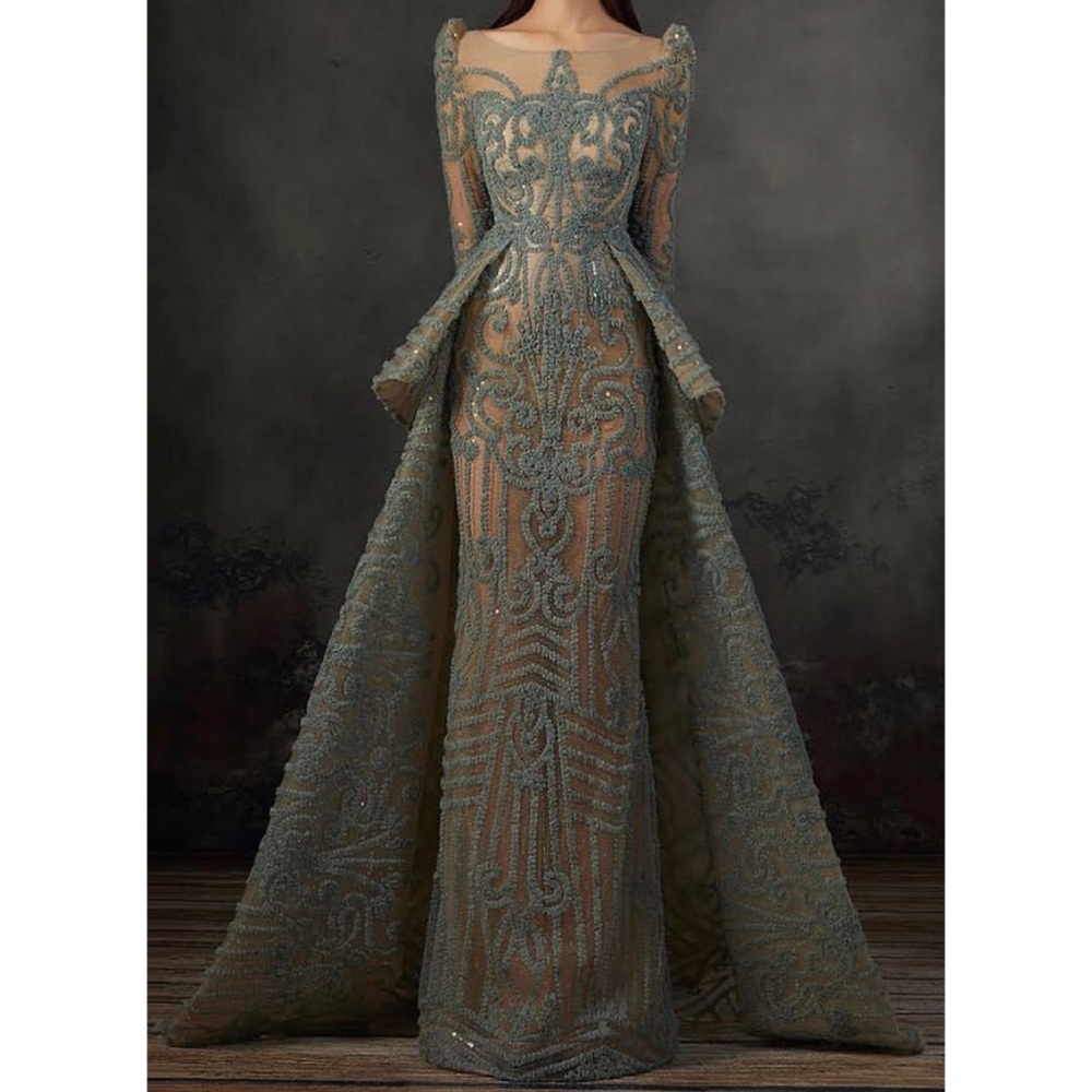 2019 MNM couture evening dress